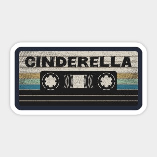 Cinderella Mix Tape Sticker